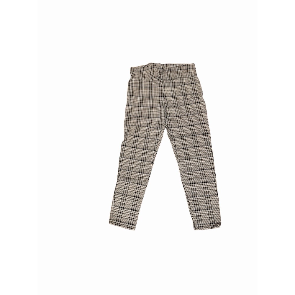 Hybrid & Company Black White Print Herringbone Pull On Pant  Leggings‎ - Size 18